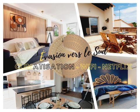 Agréable T3 - Évasion vers le sud - - Housity