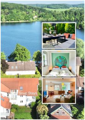 Snug Stays 1 I 3-Zimmer Design Apartment am See mit Garten I Home Office I Highspeed Wifi - Housity