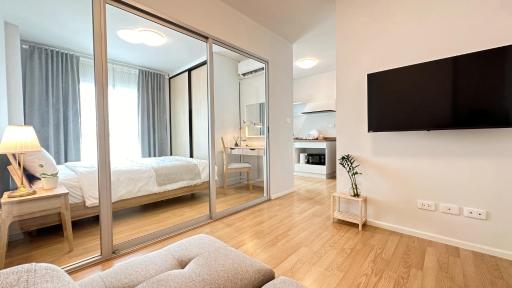 Cozy Studio near Sukhumvit-PakNam BTS River View - Housity