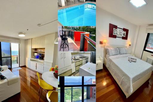 Apto com VISTA do Pão de Açúcar, VARANDA, PISCINA, SAUNA, ACADEMIA, COZINHA COMPLETA, GARAGEM, PORTARIA 24h e MINI MERCADO - Housity