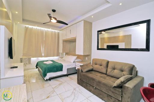 Studio moderno no posto 2 em Copacabana - Housity