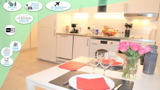 Appartement tout équipé, cosy (1 station de Paris) - Housity