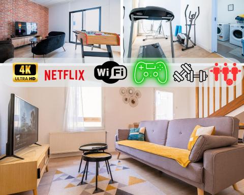 Duplex Lafargue Game Room Baby Foot Salle de sport jeux de société - Housity