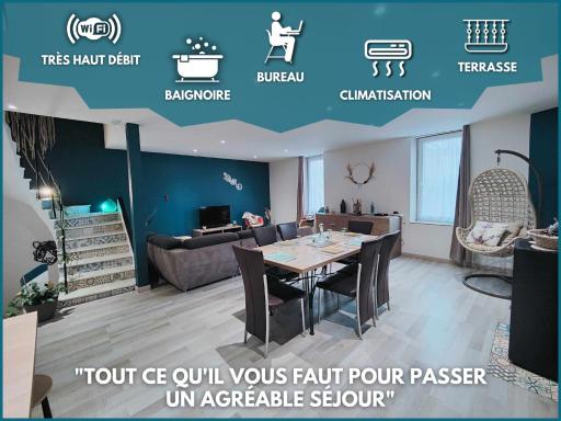 Le Patchwork Home * Terrasse * Bureau * WIFI - Housity