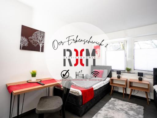 Serviceroom24 - Apartment 2 in Oer-Erkenschwick WLAN - Smart-TV - 24-7 Check-in und Küche - Housity