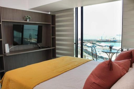 HOM I Hermoso Studio Amplio y Terraza e insuperable Vista PNM 0823 - Housity