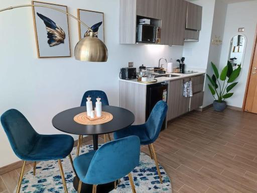 HOM I Precioso Depto Estudio con Terraza y Vista al Mar 1817 - Hizvo