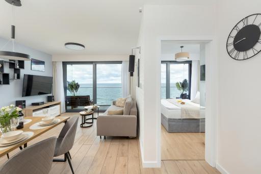HS Apartamenty Hevenia Heaven widok na morze Klifowa Rewal - Housity