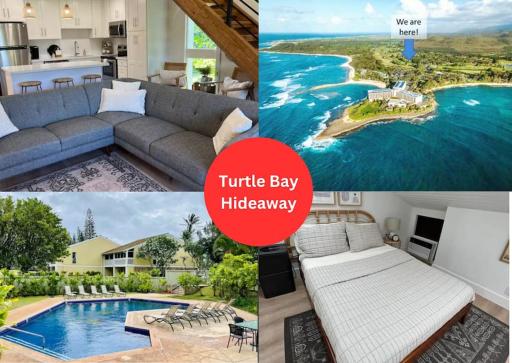 Walk to beach, pool, tennis, golf, restaurants, AC -Turtle Bay Hideaway - Housity