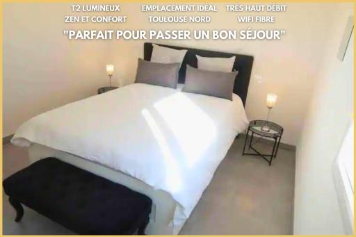 Logement Entier - Appartement T2 Confort - Toulouse - Balcon Aménagé - Housity