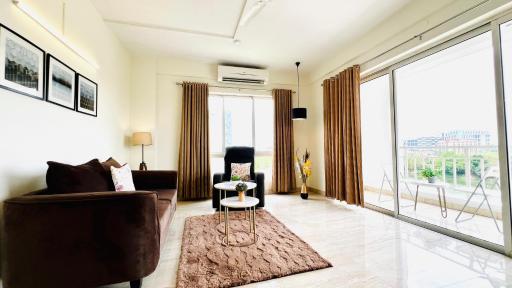 BluO Lake Facing 1BHK NewTown, Terrace Garden, Gym - Housity
