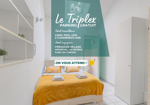 Le Triplex, 2 chambres, 2 salles de bain - Housity