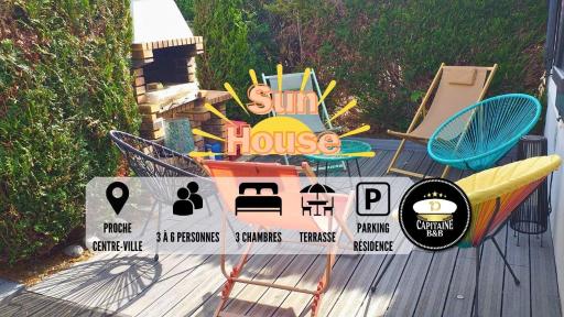 Sun House - Terrasse Parking Privé gratuit - Housity
