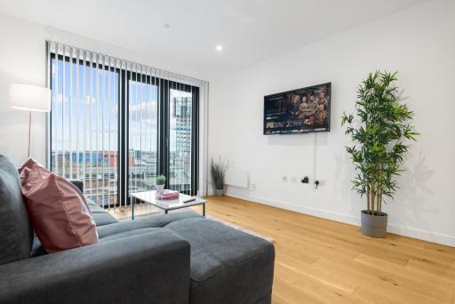 Pluxa Pink Amethyst - Sleek 2Bathroom Fully Furnished Serviced Apartment - Housity