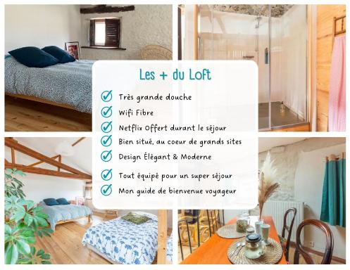 Le Loft, chambre triple - Gîte de la Louve - Housity