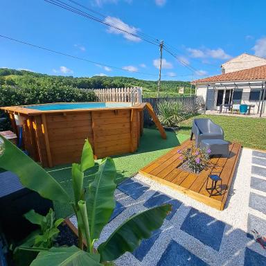 Maison confortable à Saint-Pierre-de-Clairac avec piscine privée - Housity