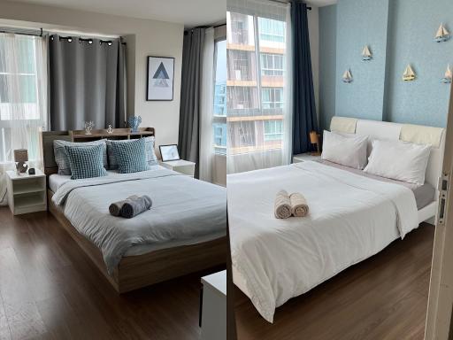 2 Beds 1 Sofa 5 Guests Condo with Washing Machine, Max Speed WiFi, Capsule Coffee Machine and Pool - Housity