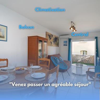 L'escapade, Port à 200m, climatisation et balcon - Housity