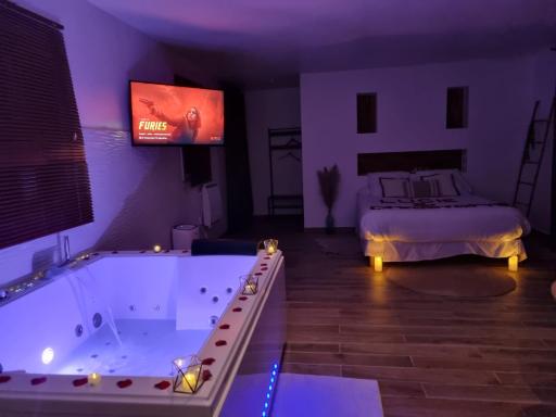 Evasion Romantique suite de luxe jacuzzi jardin privé proche Paris - Housity