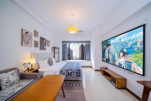 Guangzhou Lijing Aparthotel Pazhou Exhibition Center - Next to Exit D of Wanshengwei MTR Station - Housity