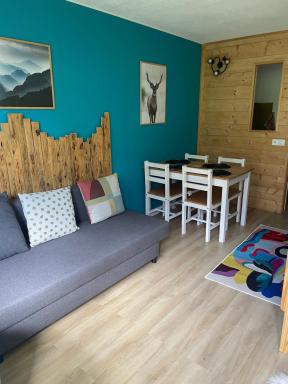 Studio mongie aux pieds des pistes avec balcon - Housity