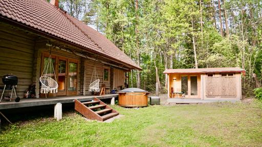 Quiet Log House, Vaikne palkmaja, saun ja kümblustünn - Housity