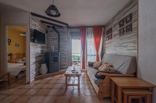 Apt Romántico con chimenea con Fibra óptica y terraza - Housity