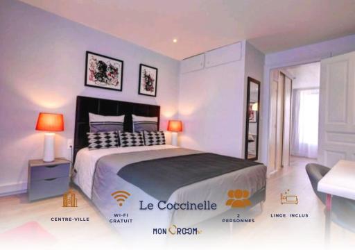 La Coccinelle - Appartement proche Centre-Ville - Cosy - Mon Groom - Housity