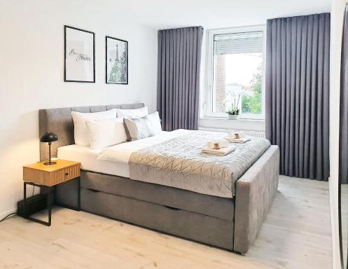 LIVATION - Apartments Hamm-Mitte - 2 Zi - Nespresso - SmartTV - freeWiFi - ausgestattete Küche - 24h Check-In - bis 4 Pers pro Apartment - Housity