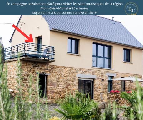 Gîte 6 à 8 personnes idéalement situé pour visiter la Baie du Mont-Saint-Michel, Saint-Malo et ses alentours - Housity
