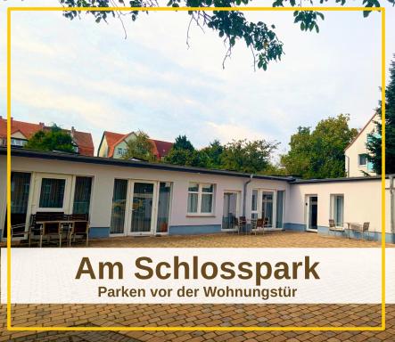 FeWo Urban Gotha-Apartment Friedenstein- Am Schlosspark- Parken an der der Tür- Barrierefrei, 900 Meter zum Bahnhof - Wallbox - Housity
