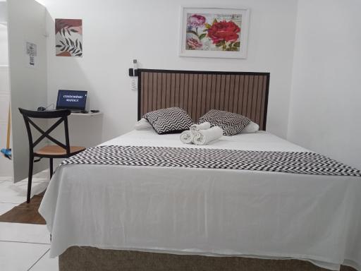 Loft4 COMPLETO AR CANAIS ASSINAT GARAGEM INTERNET prox Aparecida e Industrias - Housity