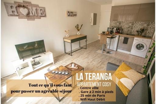La Téranga - WIFI - Coeur de ville - Gare - Hizvo