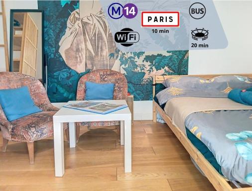 Le chic Audonien - Cozy Nest before Gates of Paris - Access from CDG & Orly airports - Wi-Fi - Smart TV - Housity
