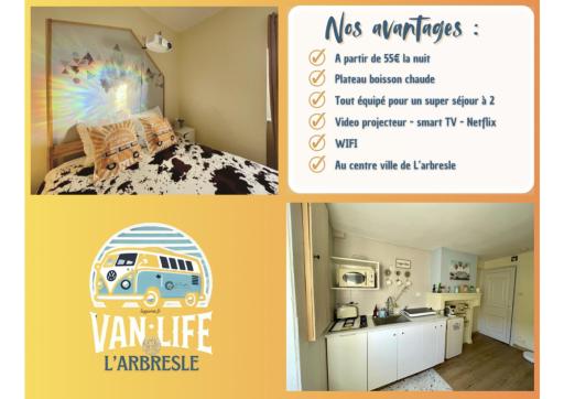Van Life chambre avec Vidéo projecteur - Housity