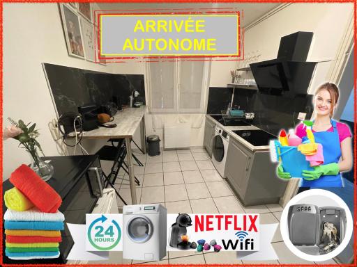 023 CHIC & COSY F1 23m2 HYPERCENTRE WIFI SMART TV NETFLIX - Housity