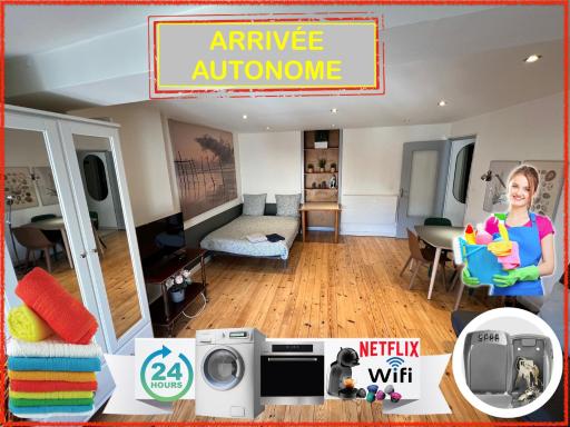018 CHIC & COSY F1 41m2 HYPERCENTRE WIFI SMART TV NETFLIX - Housity