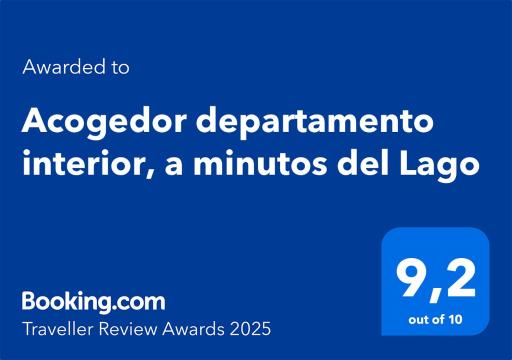 Acogedor departamento interior, a minutos del Lago - Housity