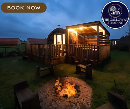 The Galloway Steading - The Stag Hoose family cabin with Hot Tub and Fire Pit - Housity