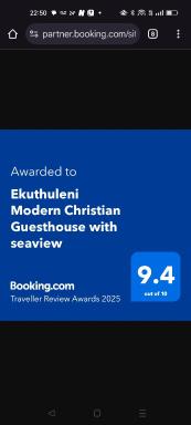 Ekuthuleni Modern Christian Guesthouse with seaview - Housity