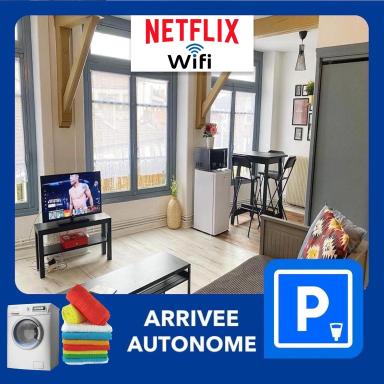 015 CHIC & COSY STUDIO 41m2 HYPERCENTRE WIFI SMART TV NETFLIX - Housity