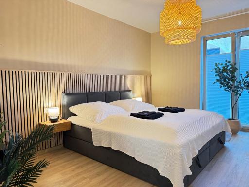 LIGHTPLACE • Design • Boxspring • Balkon • 2 Smart TV •Innenstadt - Housity