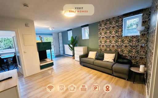 Sali-Bayreuth - SM9 Charming Apartment Near Zoo in Bayreuth with Terrace, Free Wi-Fi & 24-Hour Front Desk - Housity