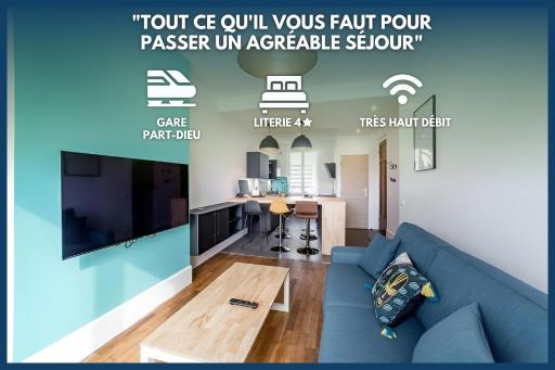MODERNE - PartDieu l Spacieux l Bureau by Dreamy Flat Lyon - Hizvo