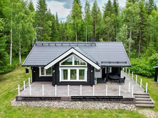 Lähderinne - 2 bedroom log cabin, private beach, wifi & sauna - Housity