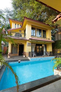 VILLA M - LAGOON 4 Calangute 3BHK Pool Facing, Breakfast Included - Housity