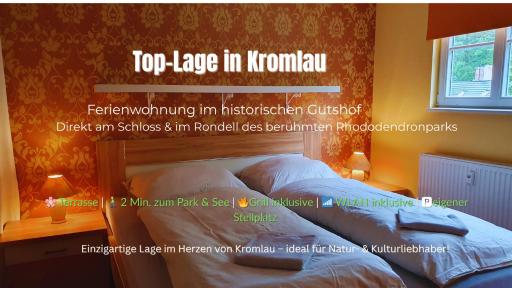 Ferienwohnung Schlossblick Direkt gegenüber dem Schloss, Rhododendronpark mit Terrasse und WLAN - Housity