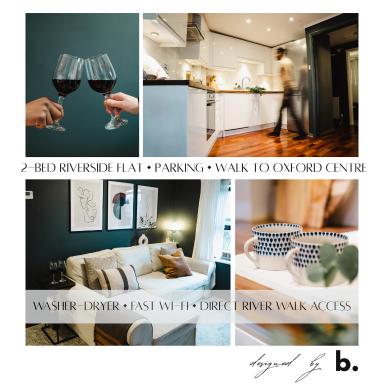 Stunning Riverside Oxford Apartment with Parking - Housity