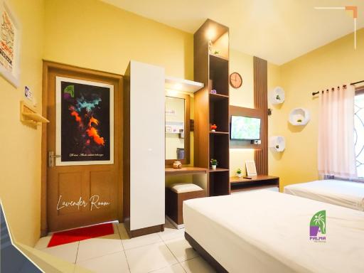 Palma Lavender Room Klaten I Comfort room in central Klaten - Housity