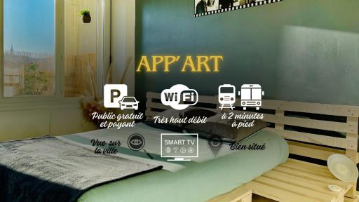 AppArt Proche Gare TGV Angouleme Déco Thème Bande Dessinée - Housity